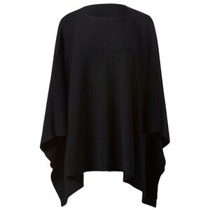 Lululemon Cashmere Blend Divinity Scarf Wrap Poncho, Black